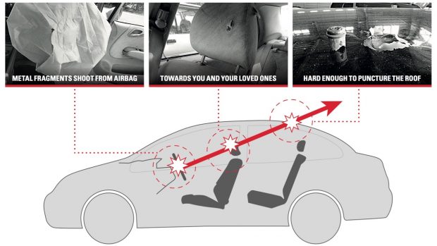 Honda Takata Airbag Graphic Illustration