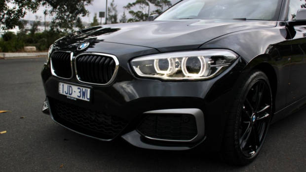 2018 BMW M140i Review LED Headlights Black Sapphire
