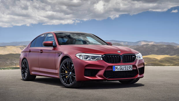 2018 BMW M5 First Edition front 3/4