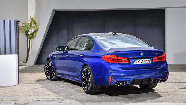 2018 BMW M5 rear 3/4