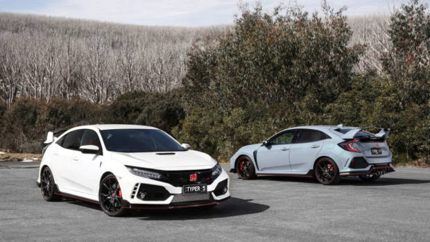 2018 Honda Civic Type R Championship White Sonic Grey