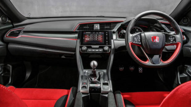 2018 Honda Civic Type R Red and Black Interior
