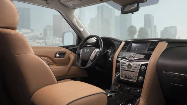 2018 Infiniti QX80 dashboard