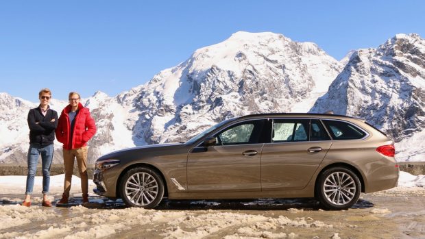 BMW 5 Series Touring Stelvio Pass Alpine