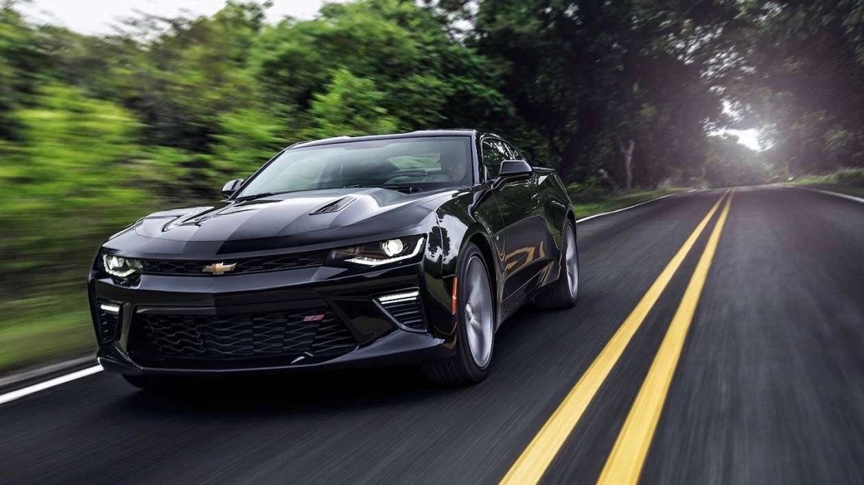2018 Chevrolet Camaro SS black front