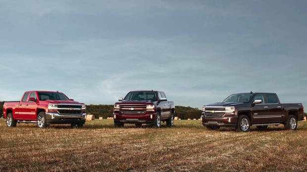 2018 Chevrolet Silverado range