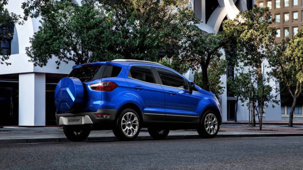 2018 Ford EcoSport blue rear