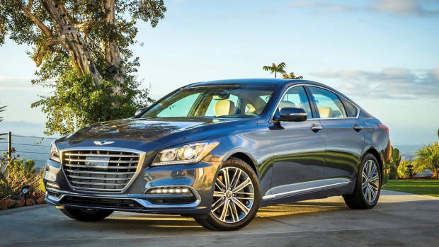 2018 Genesis G80 front detail