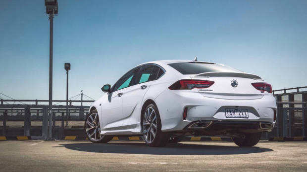 2018 Holden Commodore VXR white rear