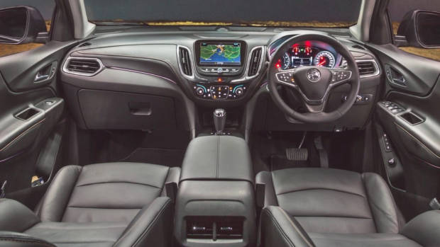 2018 Holden Equinox LTZ-V Black Leather Interior