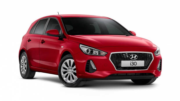 2018 Hyundai i30 Go red front