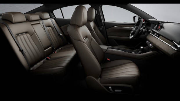 2018 Mazda 6 Atenza chocolate seat layout