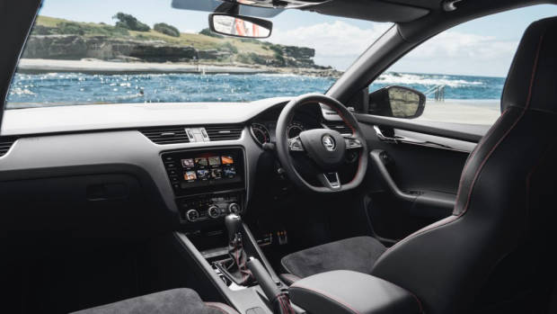 2018 Skoda Octavia RS245 dashboard