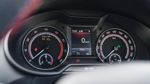 2018 Skoda Octavia RS245 dials