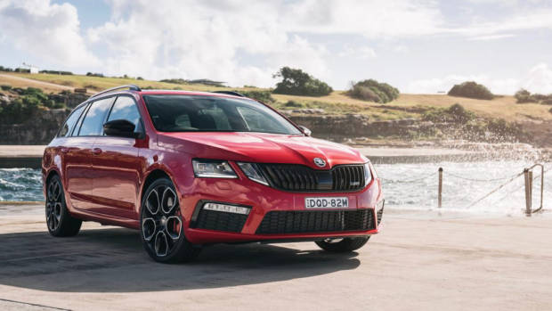 2018 Skoda Octavia RS245 red front