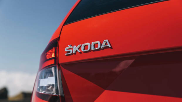 2018 Skoda Octavia RS245 red rear badge