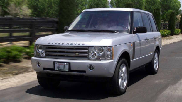 2003 Range Rover silver front