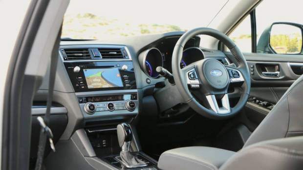 2017 Subaru Outback Premium Black Leather Interior
