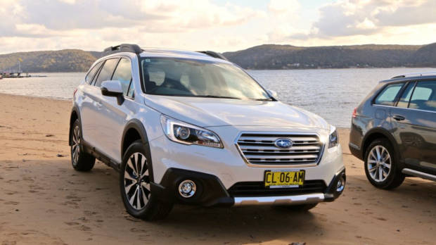 2017 Subaru Outback Premium Diesel Crystal White On Sand