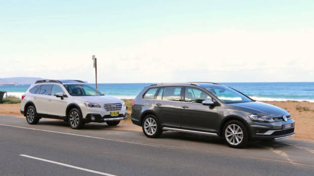 2017 Subaru Outback Volkswagen Golf Alltrack Comparison