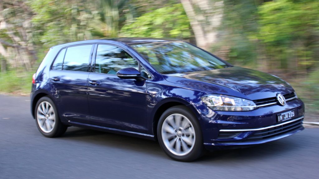 2017 Volkswagen Golf Comfortline Noosa Atlantic Blue moving side