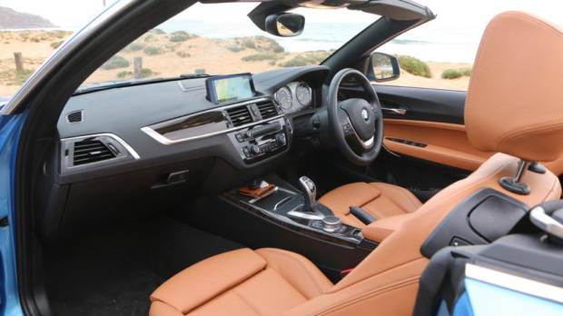 2018 BMW 230i Convertible Cognac Brown Leather