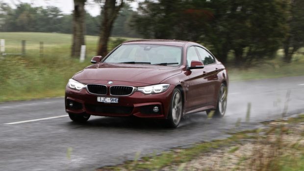 2018 BMW 440i Gran Coupe Review Aventurine Red Driving Front End