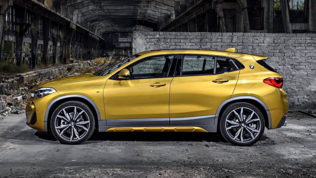 2018 BMW X2 gold side