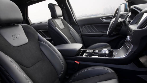 2018 Ford Edge Endura ST Black Leather Alcantara Interior