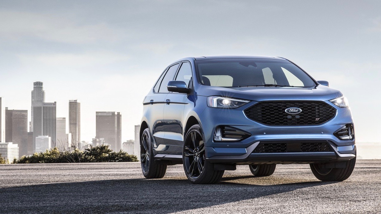 2018 Ford Edge Endura ST Blue Front End Australia