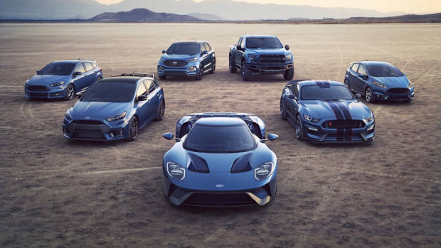 2018 Ford Performance Range Fiesta Focus GT Mustang Raptor Edge