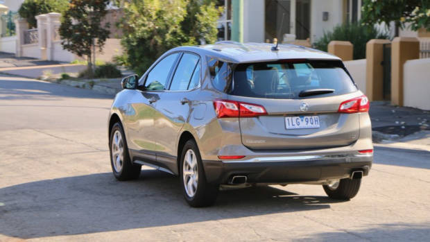 2018 Holden Equinox LT Review Pepperdust Driving Rear End