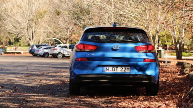 2018 Hyundai i30 Active Marina Blue Rear End