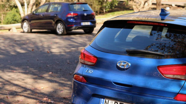 2018 Hyundai i30 Active Marina Blue Rear End
