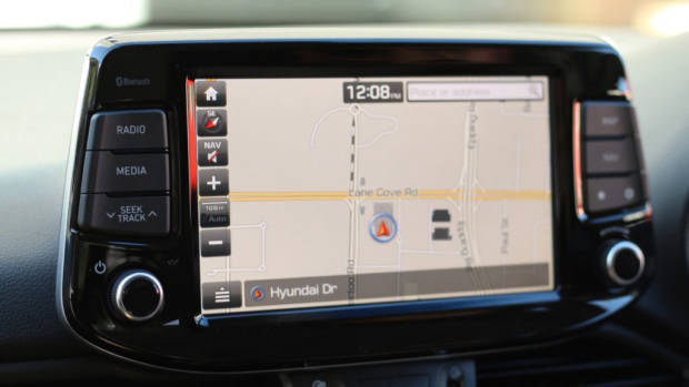 2018 Hyundai i30 eight inch touchscreen navigation