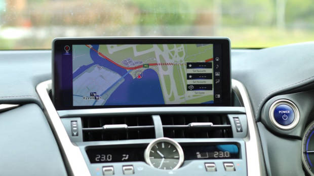 2018 Lexus NX300h F Sport Infotainment Screen Australia