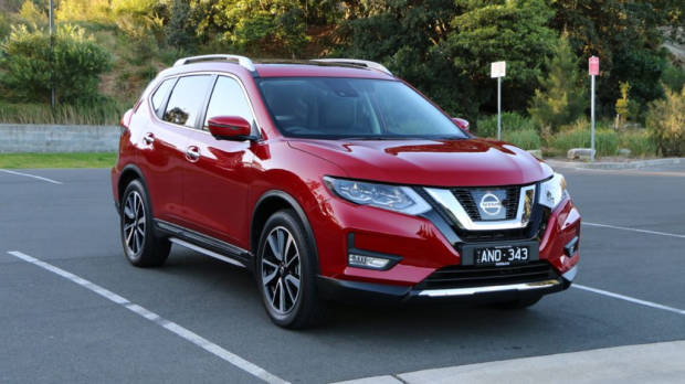 2018 Nissan X-Trail Ti Review Ruby Red Front End