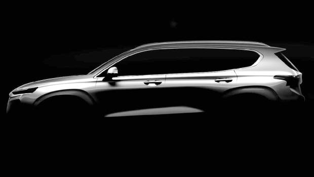 2019 Hyundai Santa Fe side teaser