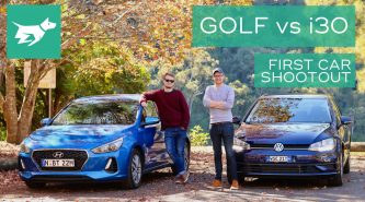 First Car Shootout: Volkswagen Golf 110TSI vs Hyundai i30 Active