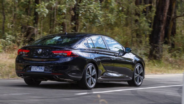 2018 Holden Commodore Calais V Liftback Darkmoon Blue Rear End