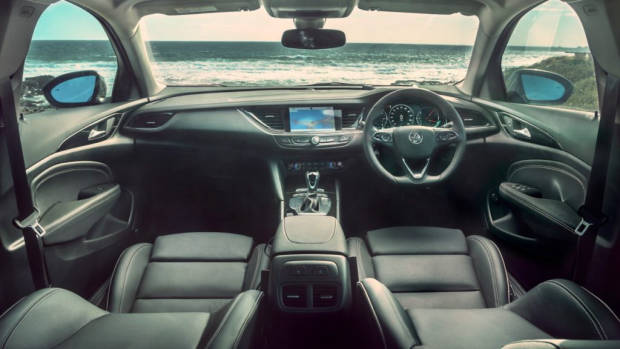 2018 Holden Commodore Calais V Tourer Black Leather Interior