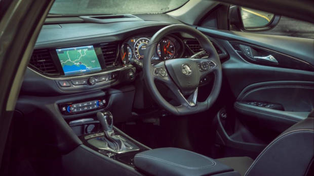 2018 Holden Commodore Calais V Tourer Black Leather Interior