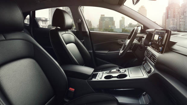 2018 Hyundai Kona Electric cabin