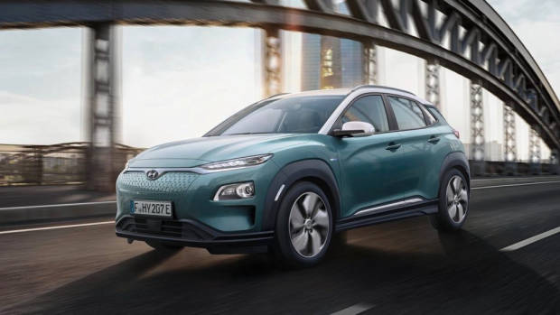 2018 Hyundai Kona Electric front motion