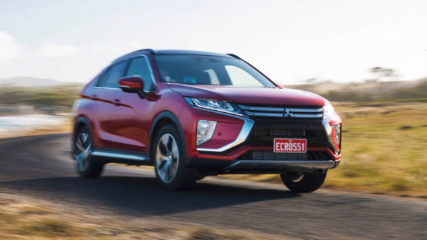 2018 Mitsubishi Eclipse Cross Review Red Diamond Driving Front