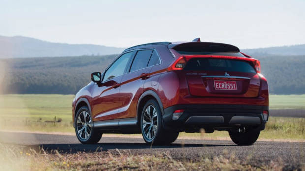 2018 Mitsubishi Eclipse Cross Review Red Diamond Static Rear End
