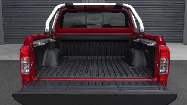 2018 Nissan Navara ST-X Review Burning Red Open Tray