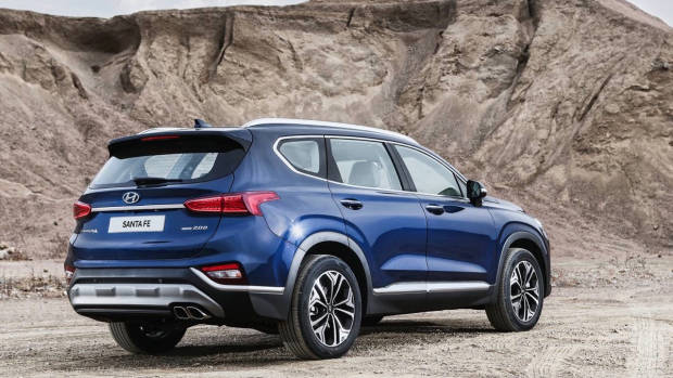 2019 Hyundai Santa Fe rear 3/4