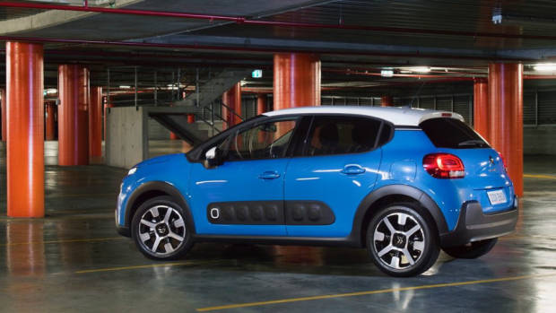 2018 Citroen C3 Review Shine Cobalt Blue Rear End