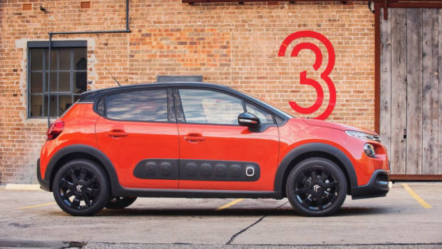 2018 Citroen C3 Review Shine Orange Power Side Profile